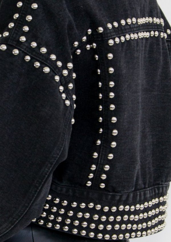 Kurtka jeansowa Francesca black 5