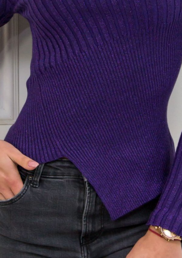 Sweterek Katie violet 2